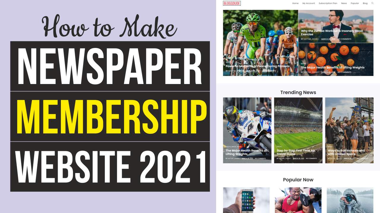 How to Make Membership Newspaper Website & Magazine Blog with WordPress – Ultimate Membership Pro