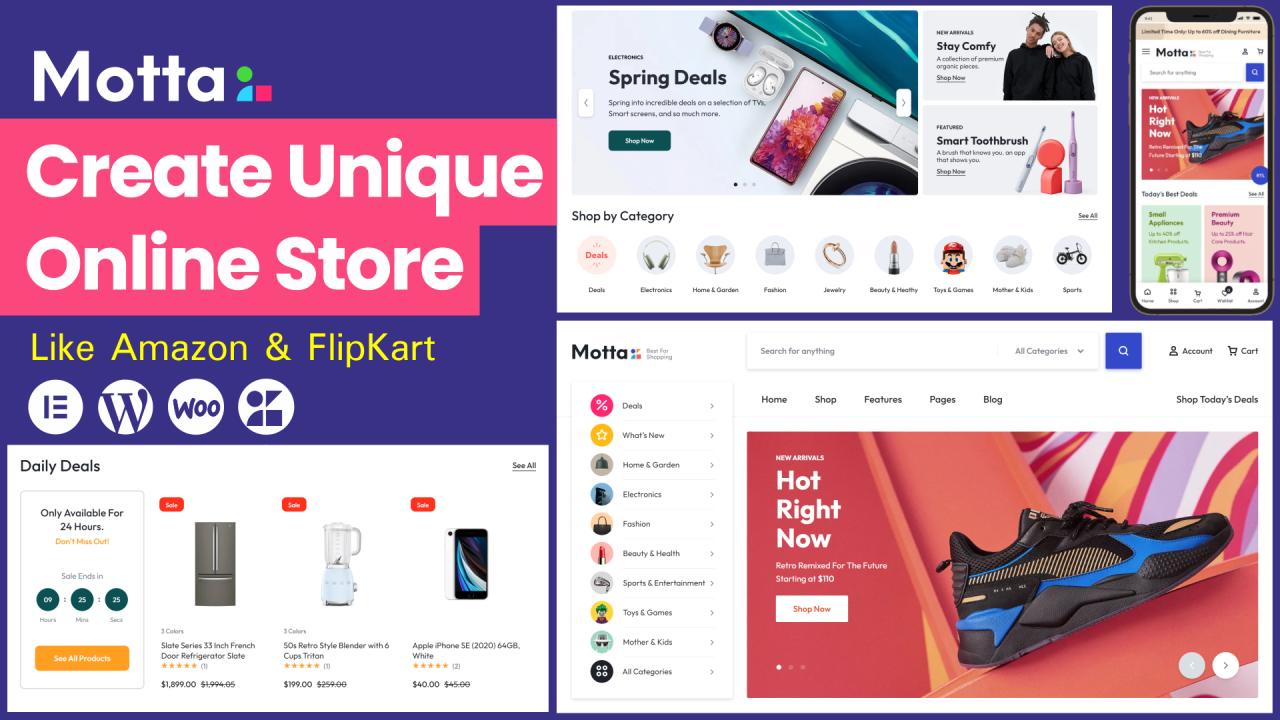 How to Create an eCommerce Website with WordPress – UNIQUE ONLINE STORE 2024