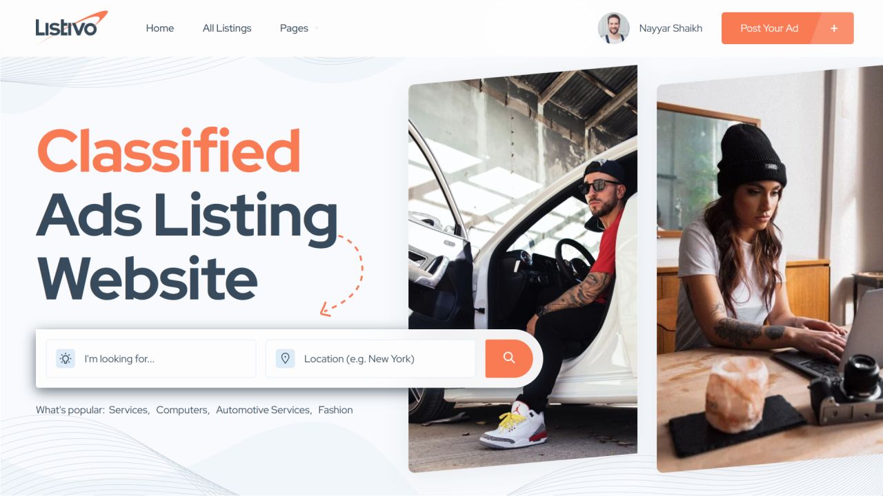 Classified Ads & Business Listing Website like Craigslist, eBay & OLX with WordPress