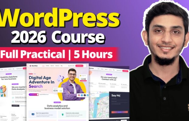 WordPress MasterClass FREE Course – Become WordPress & Elementor Website Designing Expert in 2026