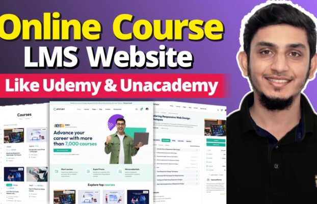 LMS Online Course Selling Website like Udemy, BYJU’S & Unacademy – FREE WordPress & Eduma Course