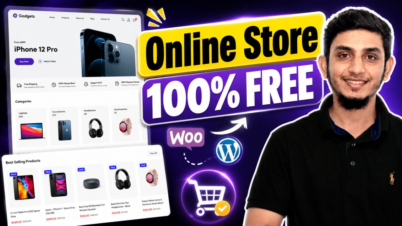 Create FREE eCommerce Website IN JUST 1 HOUR with WordPress, WooCommerce & Blocksy 2026