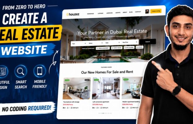 How to Make a Real Estate Listing & Directory Website with WordPress Houzez Theme
